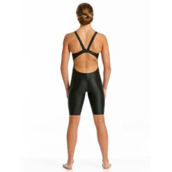 Amanzi - Acceler8 Black Girls Kneelength Swimsuit 12 Amanzi - Acceler8 Black Girls Kneelength Swimsuit -Swim Wave Shop amanzi acceler8 black kneelength 6