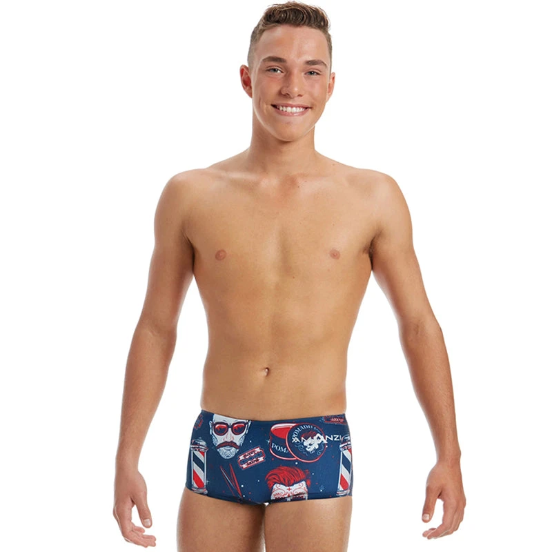 Amanzi - Barber Chop Trunks Boys Swimwear 4 Amanzi - Barber Chop Trunks Boys Swimwear - Image 4