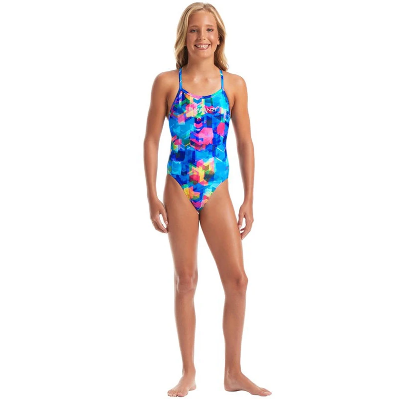 Amanzi - Free Flow Girls One Piece Swimsuit 3 Amanzi - Free Flow Girls One Piece Swimsuit - Image 3