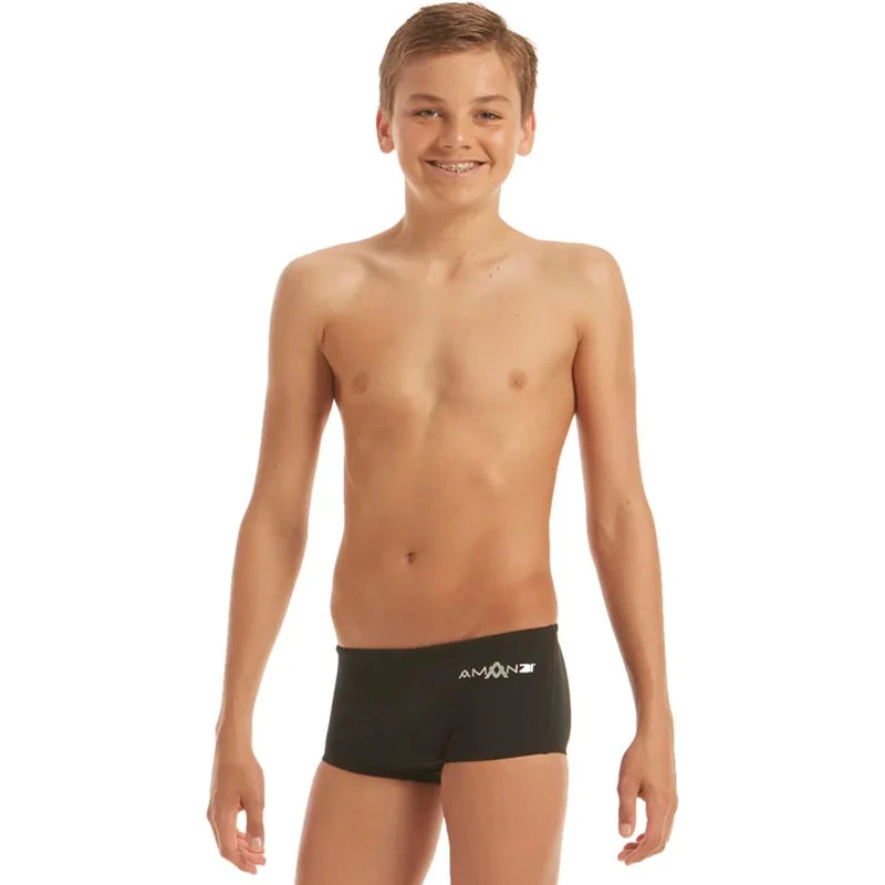 Amanzi - Jet Black Boys Trunks 4 Amanzi - Jet Black Boys Trunks - Image 4