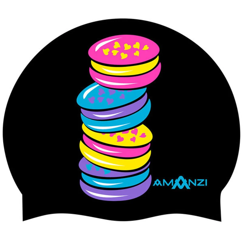 Amanzi - Macaron Delight Swim Cap 1 Amanzi - Macaron Delight Swim Cap