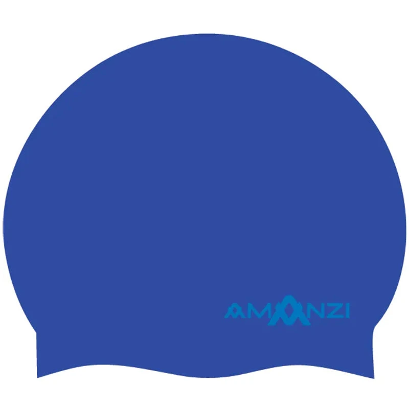 Amanzi - Signature Royal Blue Swim Cap 1 Amanzi - Signature Royal Blue Swim Cap