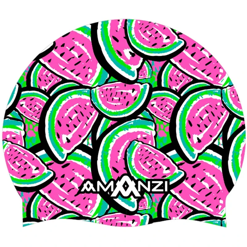 Amanzi - Melon Crush Swim Hat 1 Amanzi - Melon Crush Swim Hat