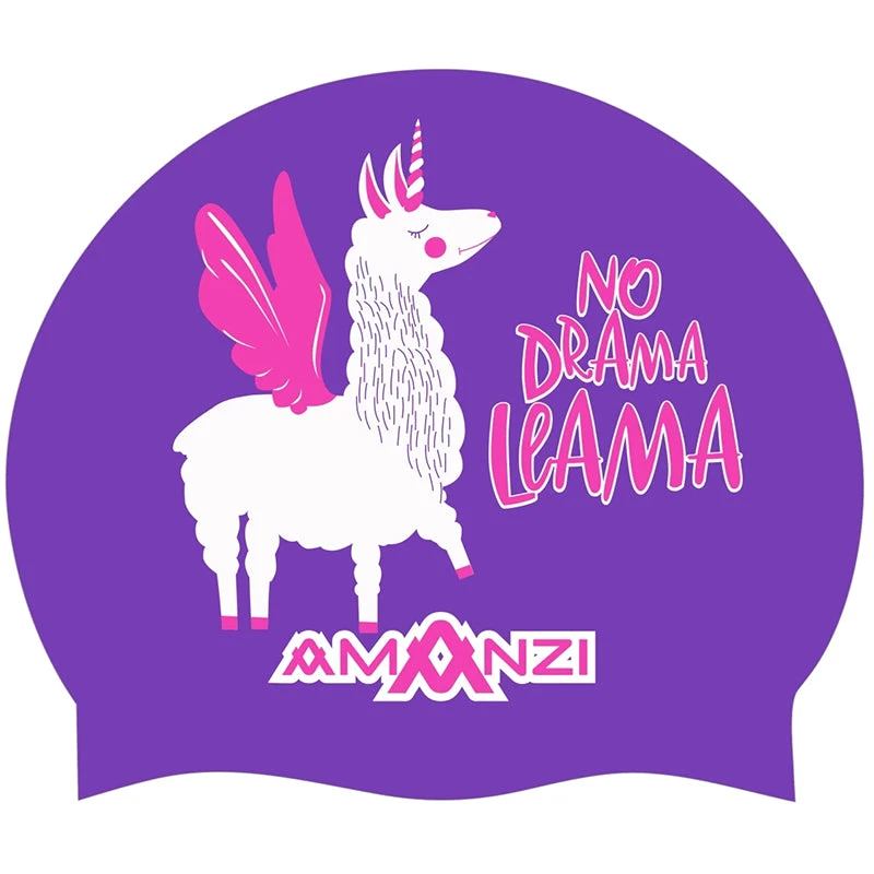 Amanzi - No Drama Llama Swim Hat 1 Amanzi - No Drama Llama Swim Hat