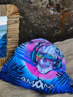 Amanzi - Tropiskull Mesh Bag 5 Amanzi - Tropiskull Mesh Bag -Swim Wave Shop amanzi tropiskull mesh bag 3